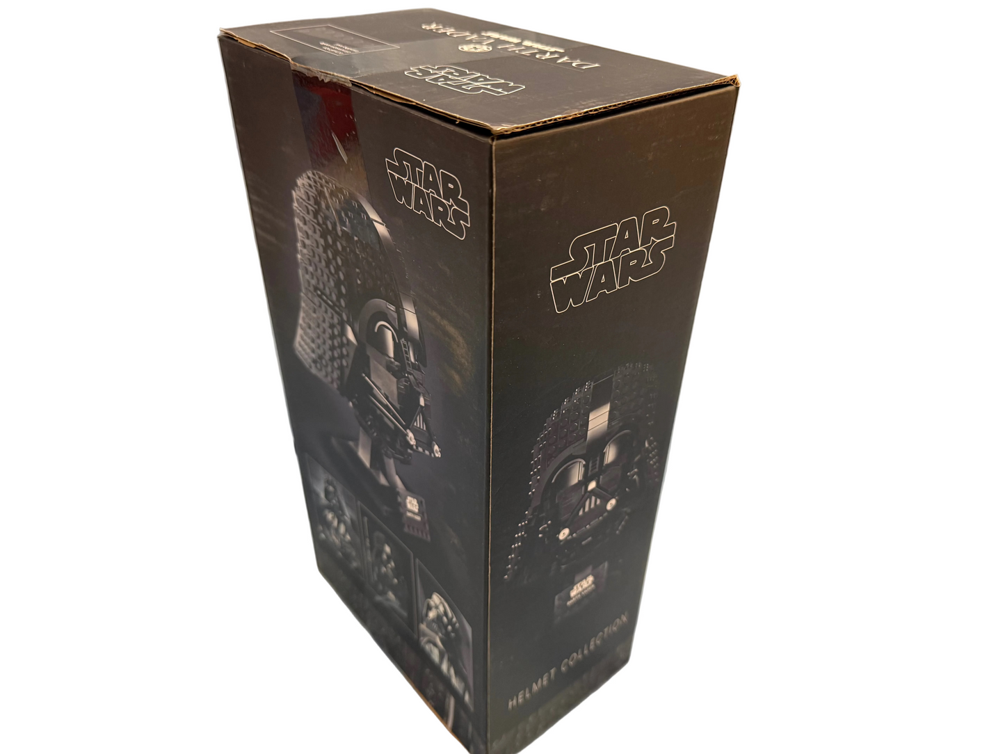 Black Space Warrior Helmet 834 pcs Building Brick Display Model Boxed