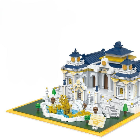Beijing Old Summer Palace 2,772-piece micro building block architecture model – side view