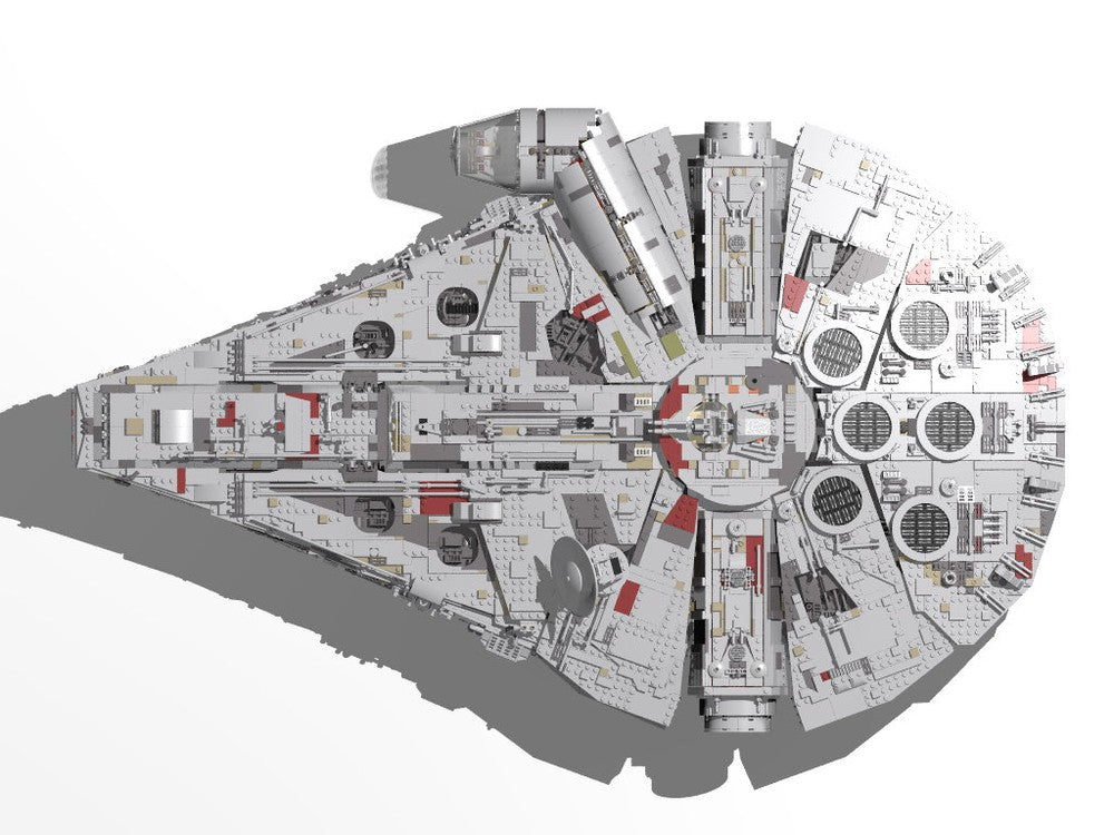 Large Space Freighter Building Blocks Set 10000pc Advanced Display Kit Boxed