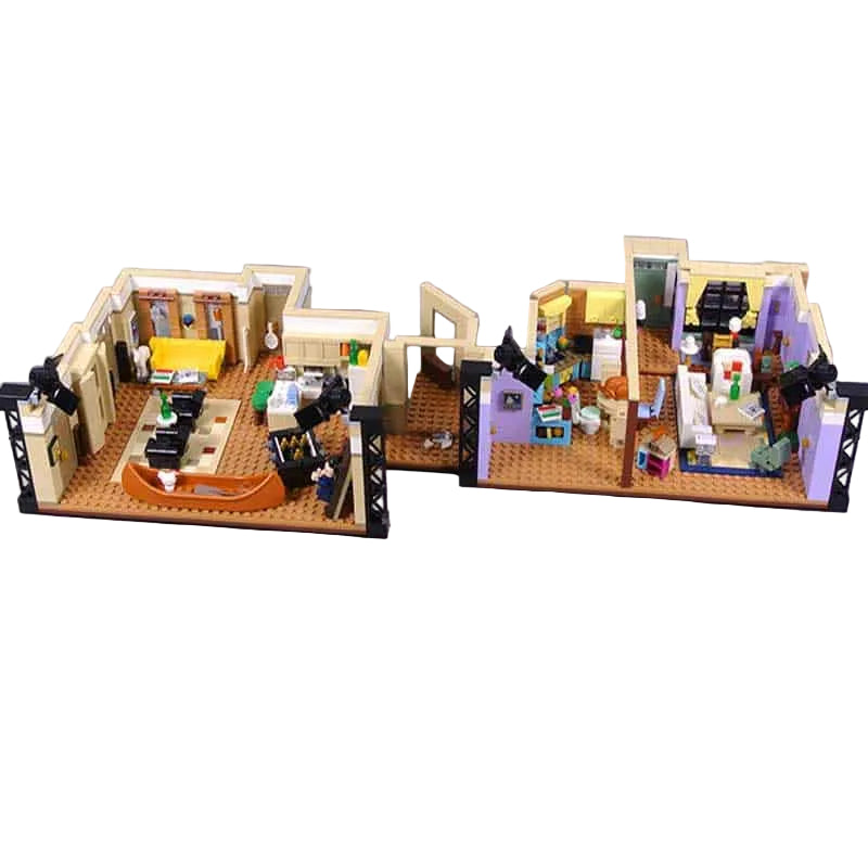 New York Friends Flatmates Apartments Building Blocks 2048pcs 7 Figures Boxed