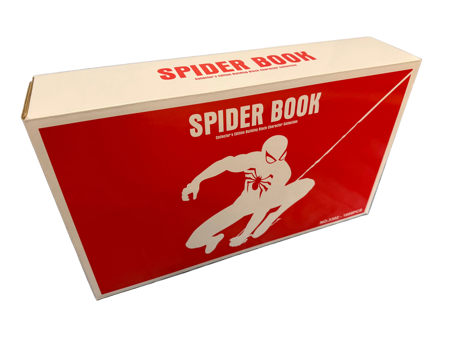 Spider Red Webbed Hero Figure Book 1888pc BuildMOC Set 56 Figures Boxed