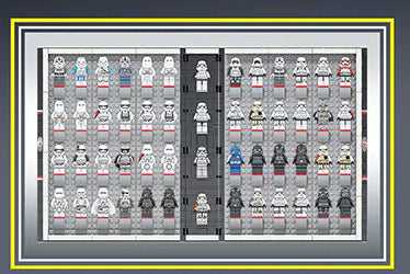 JACK Space Trooper Display Book 2480pc Building Storm 52 Figures J13003