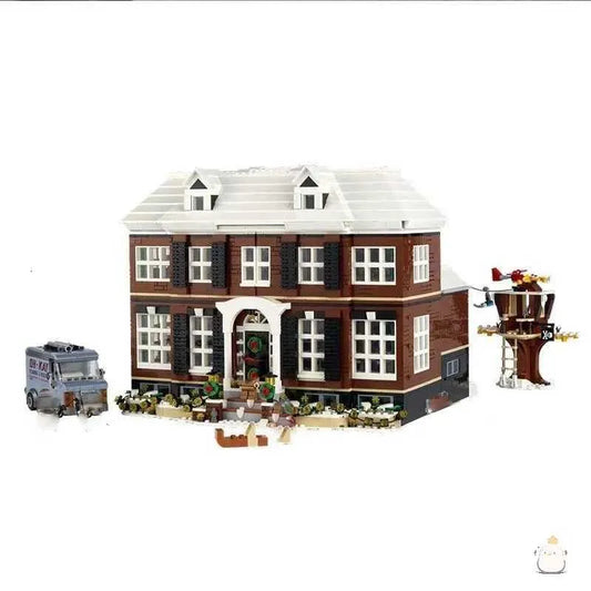 Large Festive Family Home Building Boxed Set 3955pcs Van Figures Alone