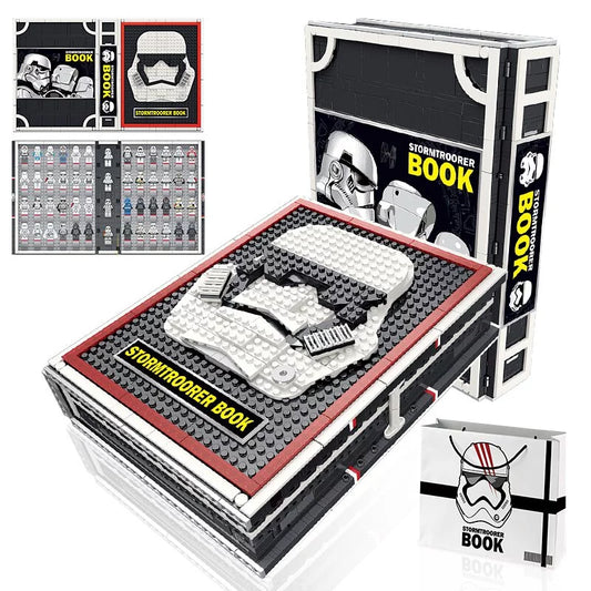 JACK Space Trooper Display Book 2480pc Building Storm 52 Figures J13003