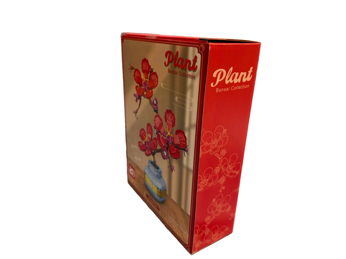 Peach Blossom Bonsai Building Blocks 337pc Botanical Flower Display Gift