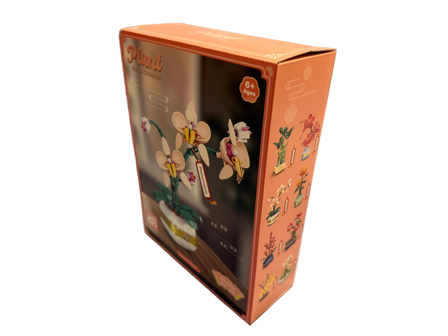 Phalaenopsis Mini Orchid Building Blocks 323pc Botanical Flower Boxed Gift
