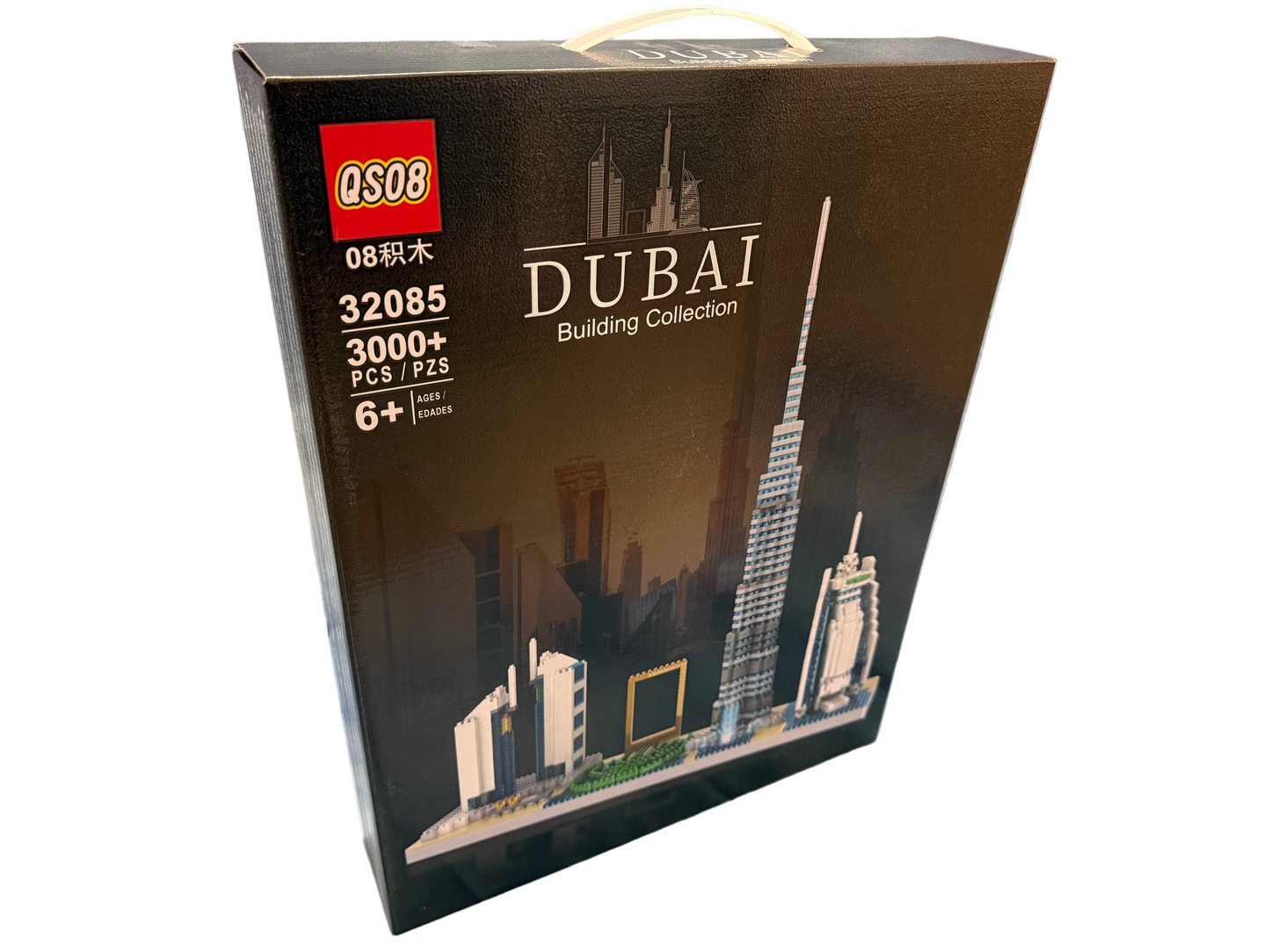 Dubai Skyline Micro-Diamond Particle Assembly Set Build Bricks (3000+ PCS)