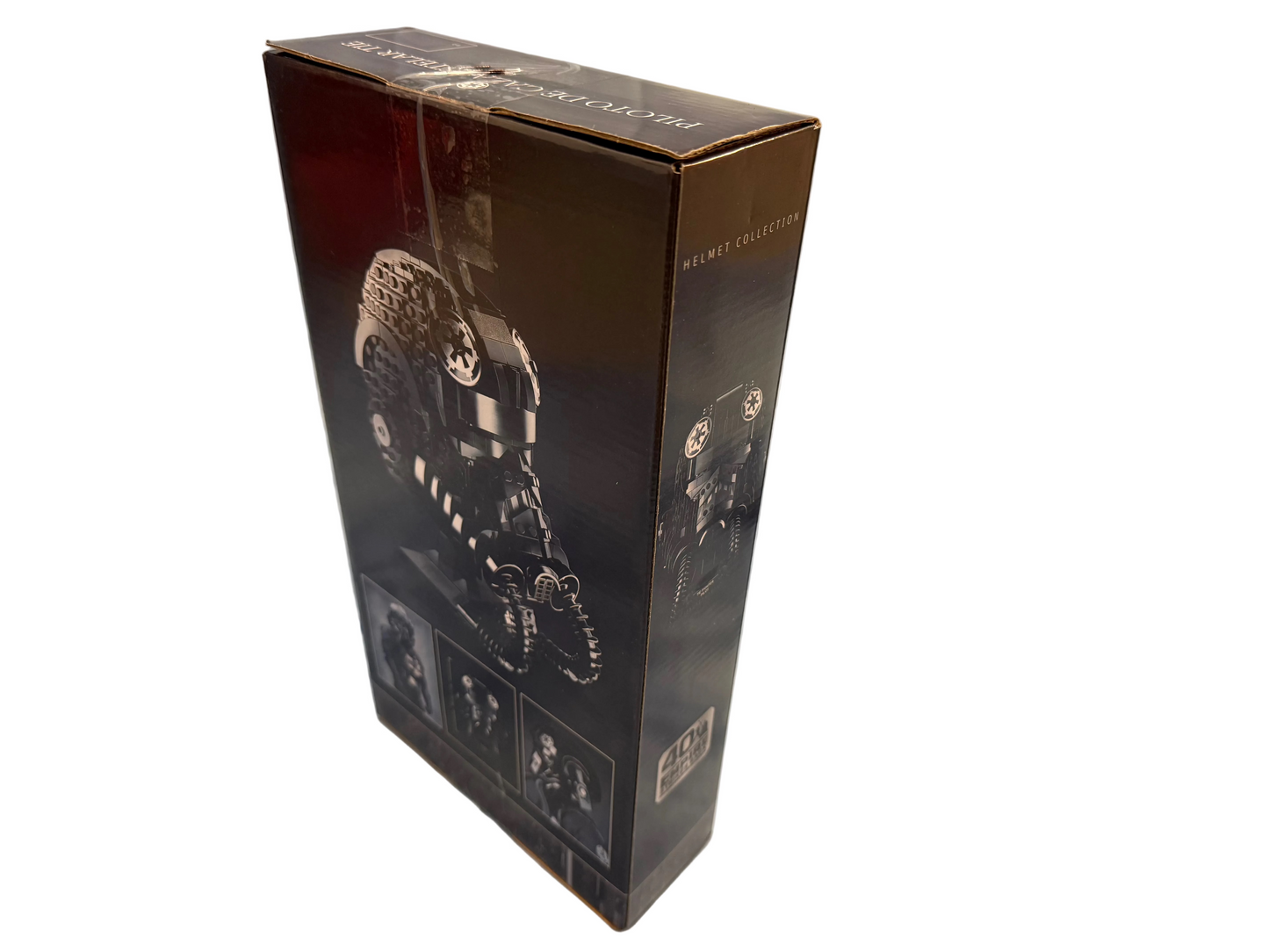 Black Space Fighter Pilot Helmet 724pc Building Brick Display Model