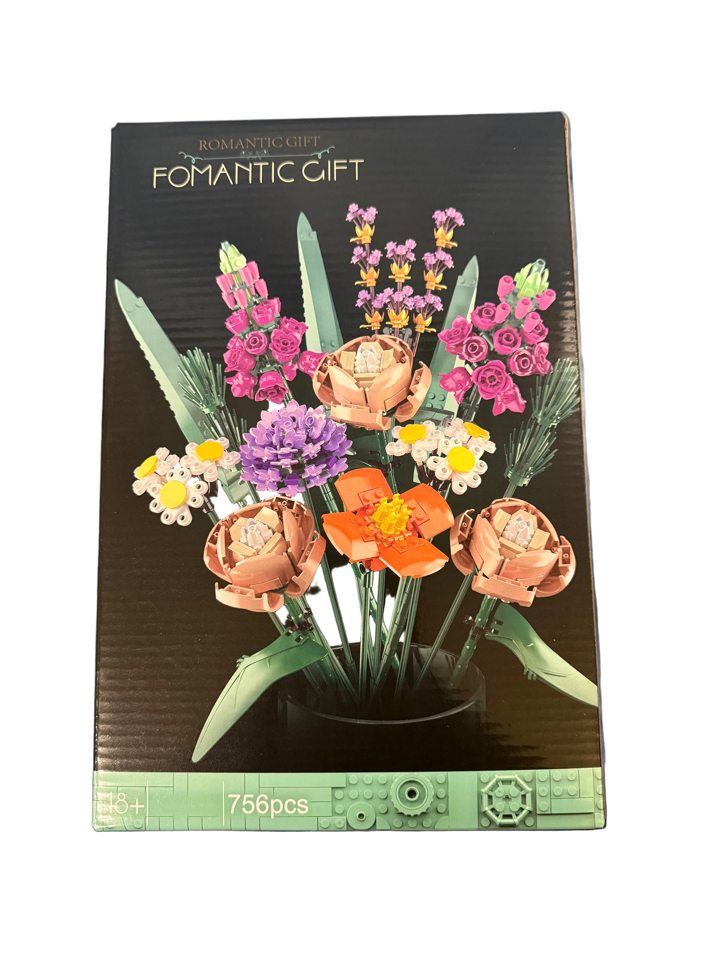 Wildflower Bouquet Flowers Building Blocks 756pcs Botanical Collection