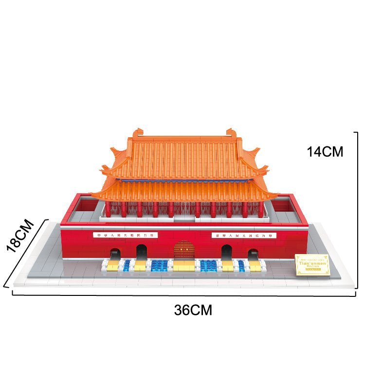 Beijing Tiananmen Square Architecture Micro Building Blocks – 1768+ Piece MOC
