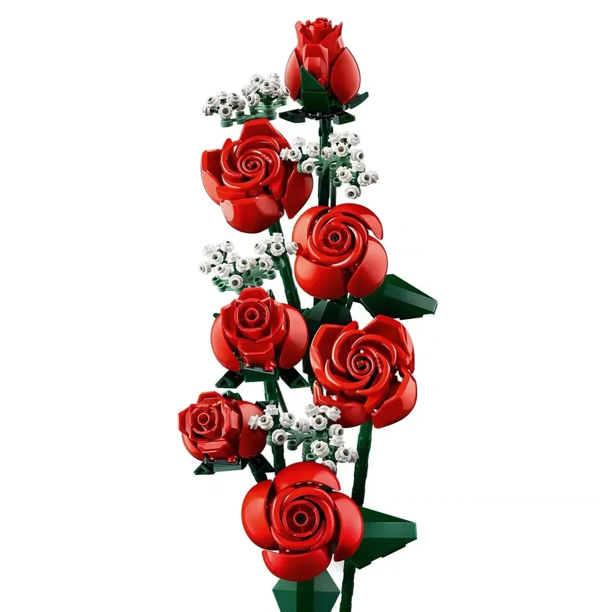Bouquet of Roses Building Blocks 822pcs Botanical Collection