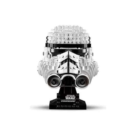 White Space Trooper Helmet 647 pcs Building Brick Display Model Boxed