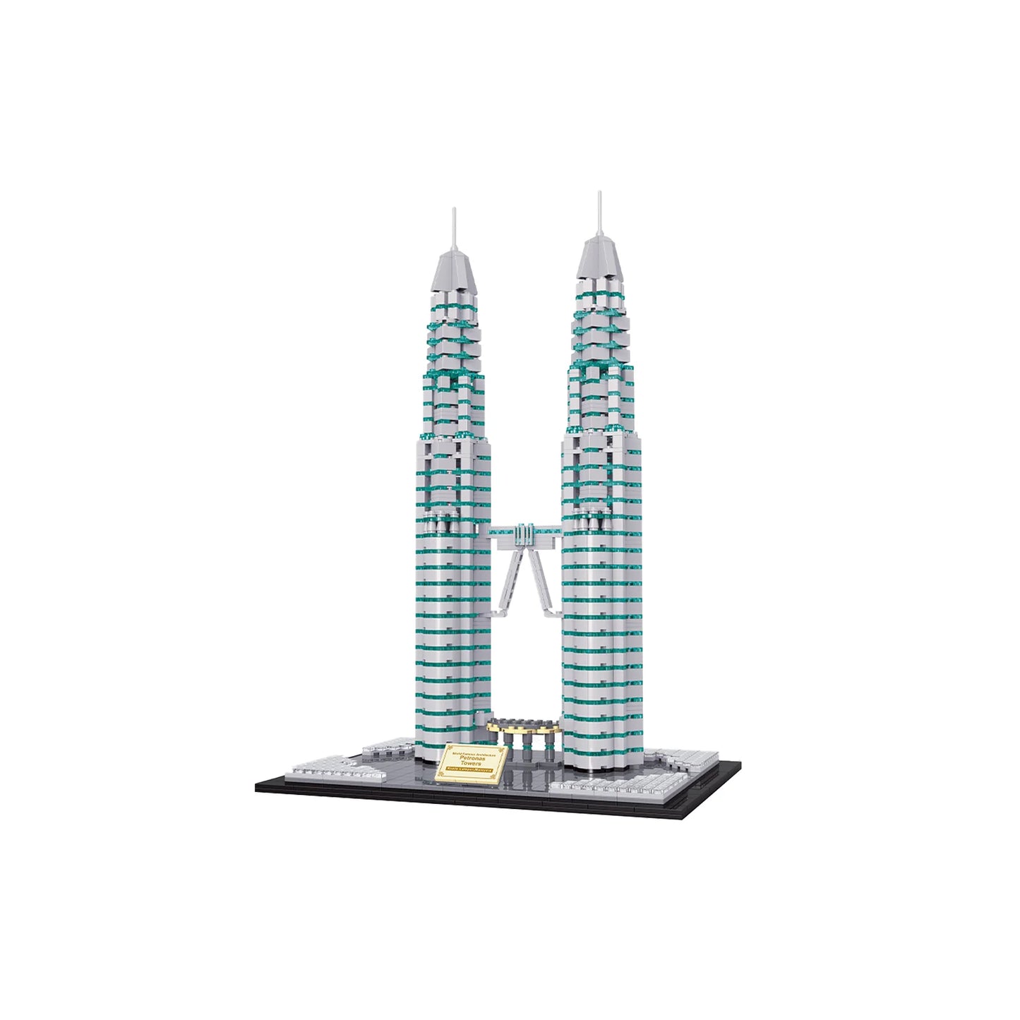 Petronas Twin Towers Landmark Architecture Micro Building Blocks (1875 Pieces+)