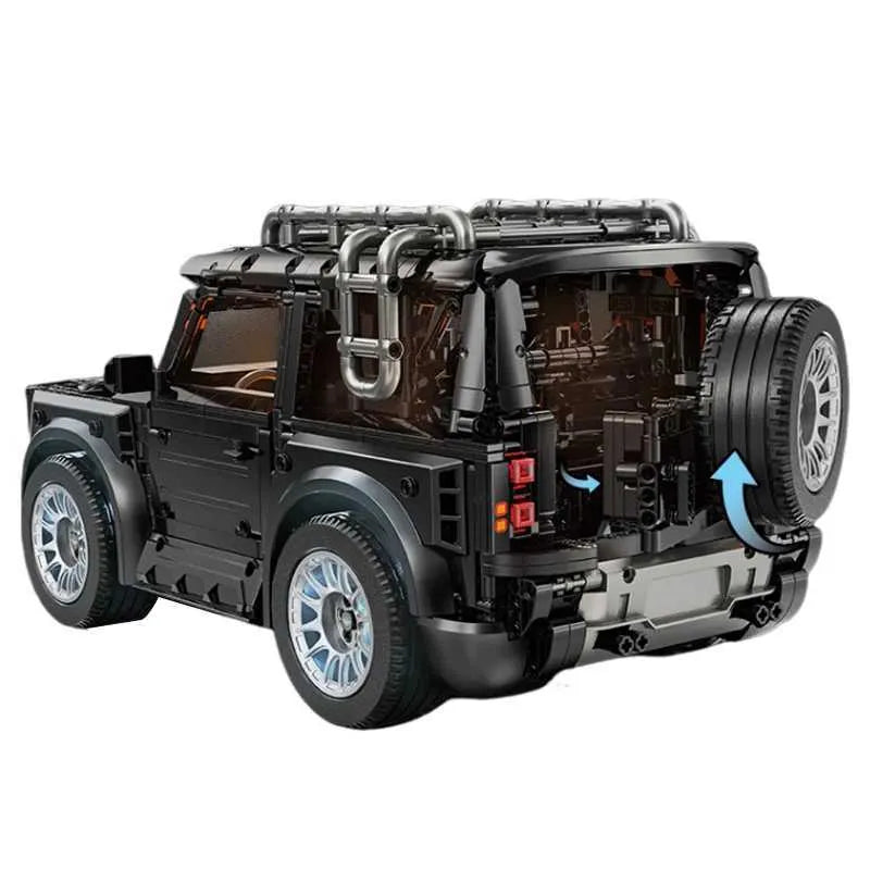 Technical Series 1:8 Land Rover Defender 2089PCS Building Blocks MOC 42110
