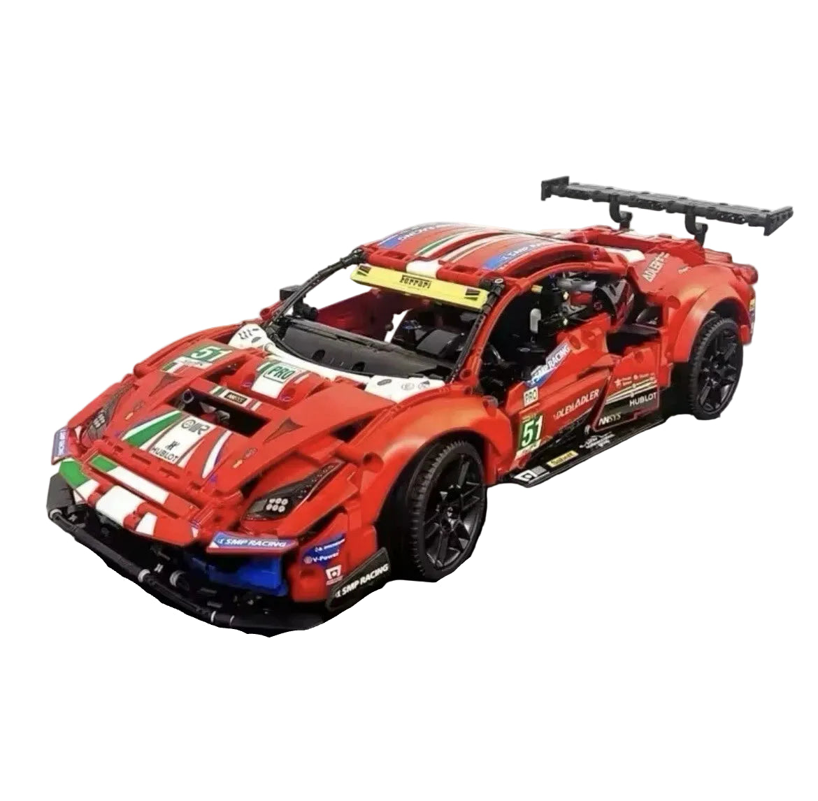 Ferrari 488 GTE 1684 Pcs AF Corse 51-style Boxed Building Blocks Set