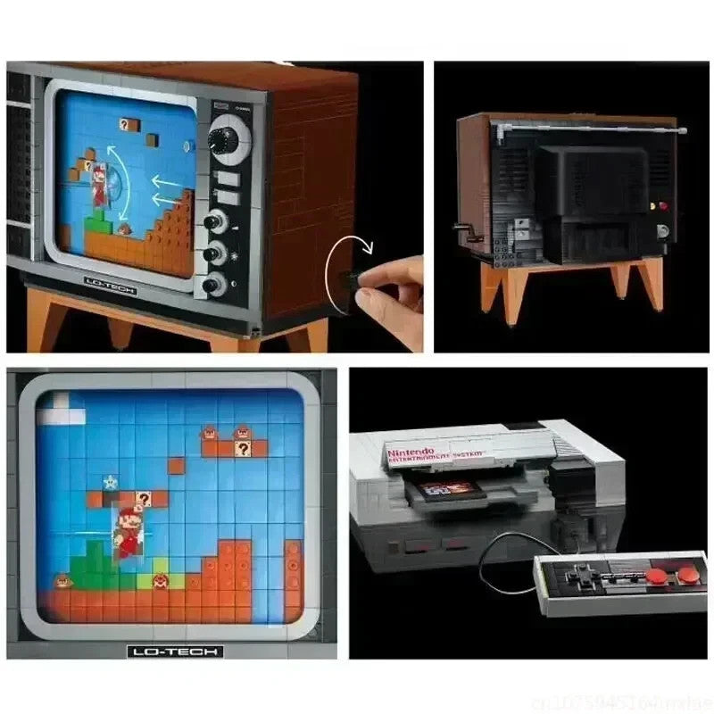 Nintendo Entertainment System Building Blocks Super Mario 2646pcs MOC