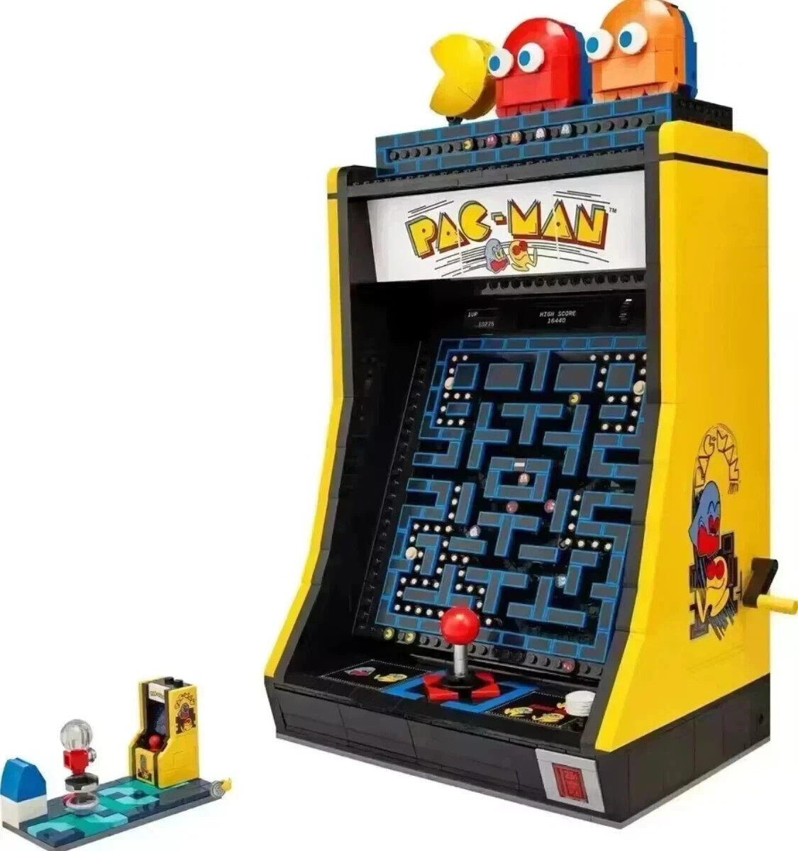 PAC-MAN Retro Arcade Cabinet Building Set 2651pcs Display Model Boxed