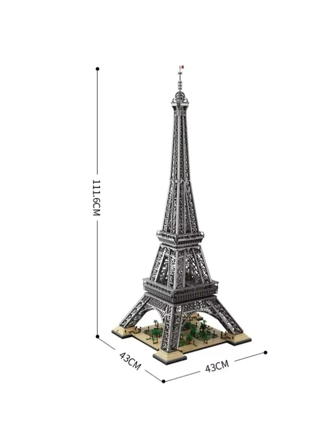 Eiffel Tower 10307 Boxed Building Blocks Set 10001 PCS