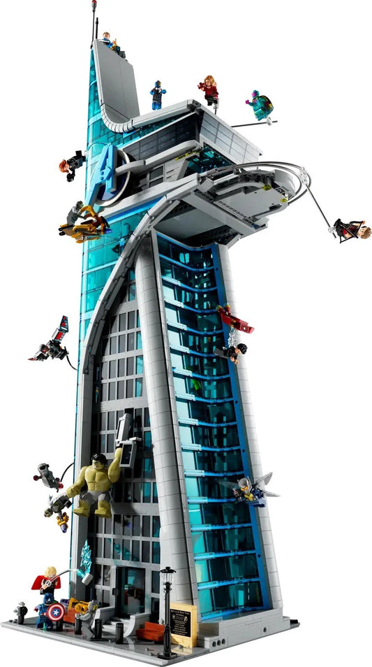BuildMOC Avengers Tower 5201 Pieces 31 Figures Boxed Superhero Set