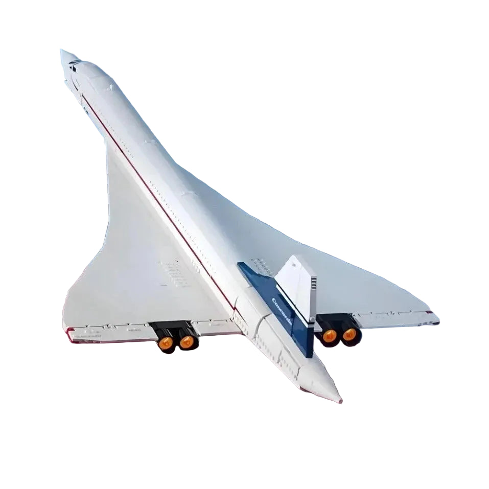 Concorde Supersonic Airbus 2083pcs Building Blocks Airplane 10318