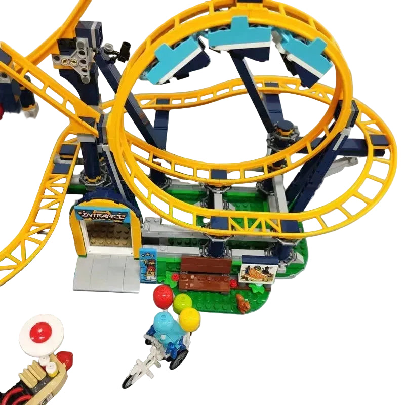 Roller Loop Coaster Fairground Set 3756 Pieces Boxed