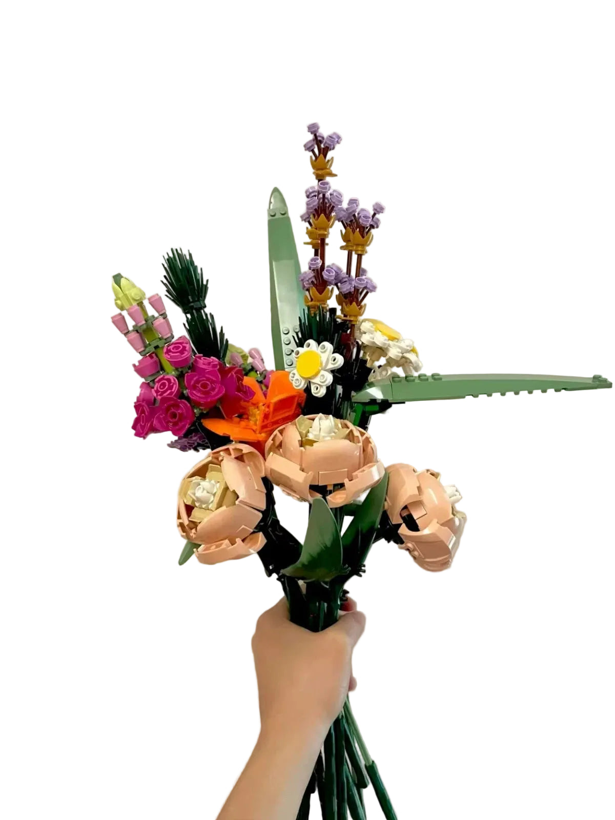 Wildflower Bouquet Flowers Building Blocks 756pcs Botanical Collection