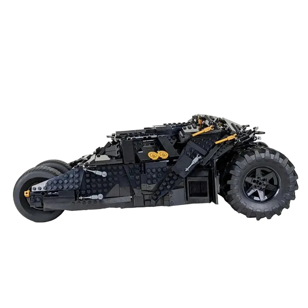 BuildMOC Black Armoured Tactical Vehicle 1869pc Building Brick Display Model Boxed