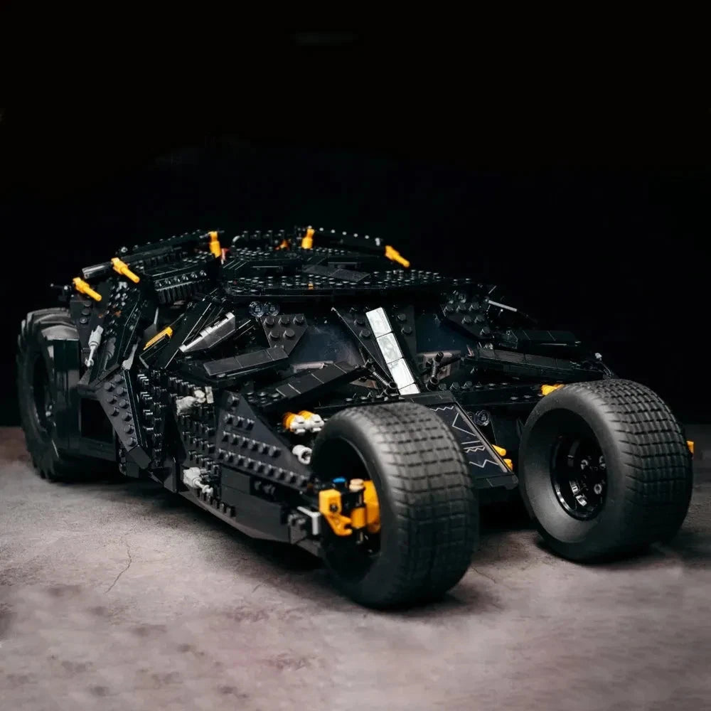 BuildMOC Black Armoured Tactical Vehicle 1869pc Building Brick Display Model Boxed