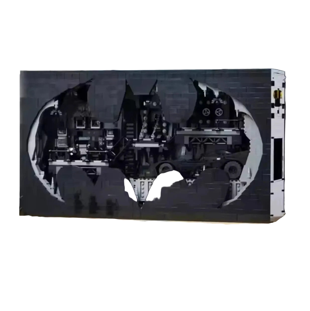 Dark Bat Cave Headquarters Shadow Box 3981 Pieces Building Set 7 Figures Boxed