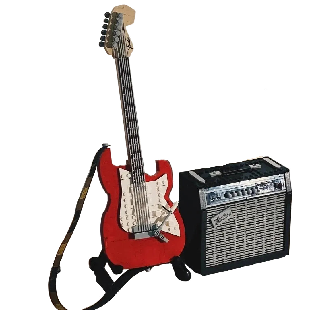 Electric Guitar & Amplifier Building Set 1224pc Display Model Boxed