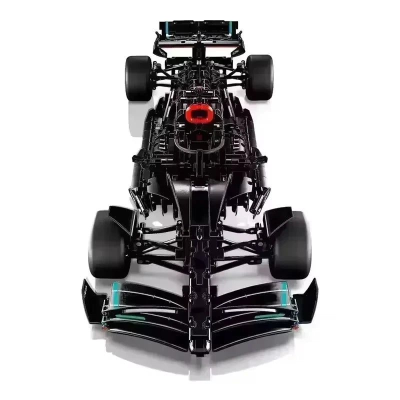Black F1 Race Car Building Blocks Set 1642pcs 1:8 Display Model Boxed