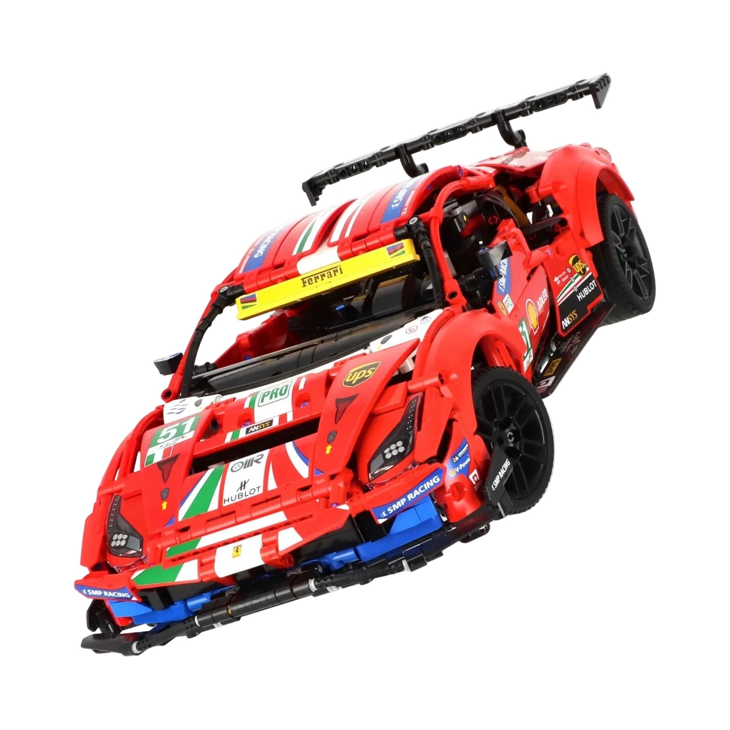 Ferrari 488 GTE 1684 Pcs AF Corse 51-style Boxed Building Blocks Set