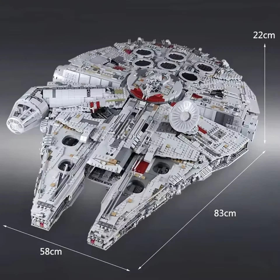 Large Space Freighter Building Blocks Set 10000pc Advanced Display Kit Boxed